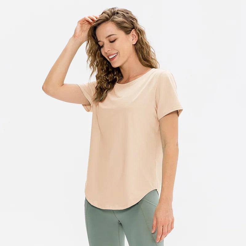 Camiseta Feminina Daily Casual Respirável