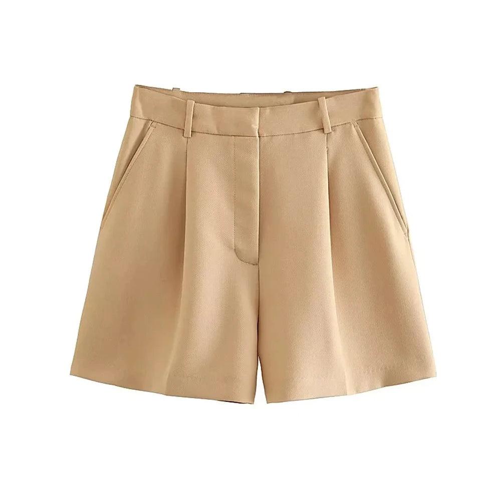 Shorts Feminino Vintage Cintura Alta